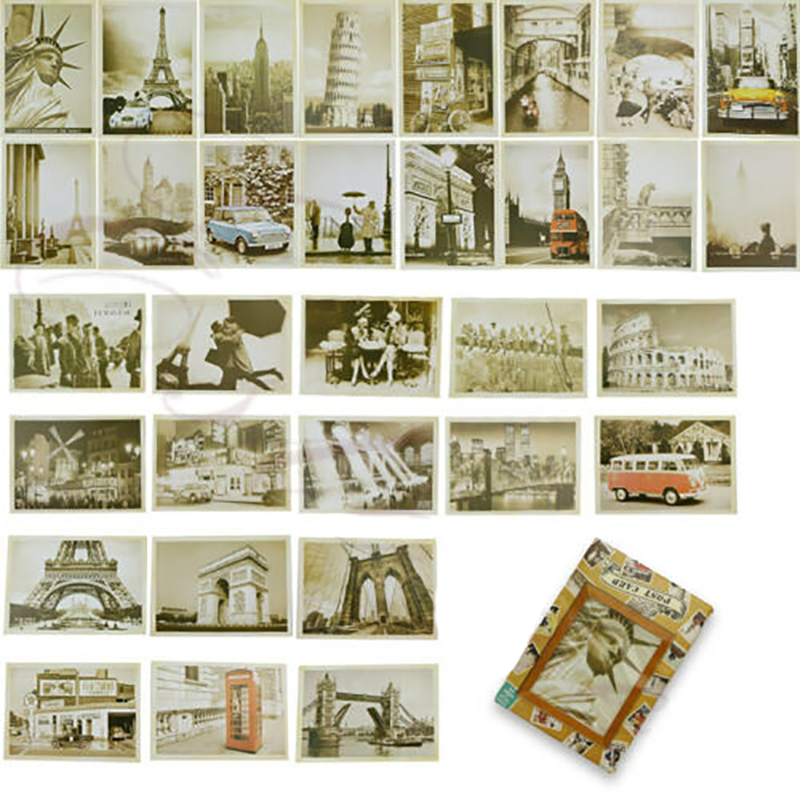 32pcs/Set Travel Postcard Vintage Classic Movie Photo Picture Poster Post Cards 