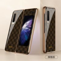 กรณีโทรศัพท์ซัมซุง Samsung a fold folding screen following from high-grade f9000 electroplating turnkey W20 creative coloured drawing or pattern glass w2020 male