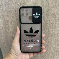 Case Realme C21Y / C25Y เคสปิดกล้องหลังแข็ง มีปุ่มสไลน์เลื่อนไปมาปิดกล้องได้ ลายการ์ตูน จอ 6.5 นิ้ว ขอบนิ่ม