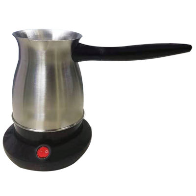 LBER 600W 220V Coffee Machine Stainless Steel Turkish Coffee Maker Electrical Coffee Pot Coffee Kettle for Home Office UK Plug
