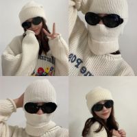 【YD】 usages of a hat   winter windproof warm knitted balaclava woolen