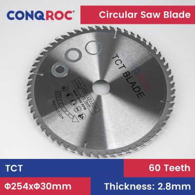 254x30mm Circular Saw Blade TCT 60-Teeth Carbide-Tip Woodworking Cutting Disc