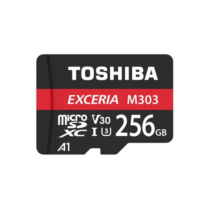 การ์ดเกมtoshiba-การ์ด-tf-card-m-303-64-gb-128-gb-256-gb-u-3-v-30-c-10-4-k-micro-sd-card-สําหรับเชื่อมต่อ