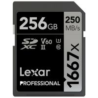 Lexar Mine G Sand Sd Card 256G 1667x UHS-II การ์ดหน่วยความจำความเร็วสูง4K Micro Slr