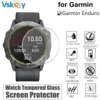 VSKEY 10PCS Smart Watch Screen Protector for Garmin Enduro Round Tempered Glass Anti Scratch Protective Film