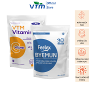 Combo Viên Uống Vitamin C Và Byemun VTM Hỗ Trợ Tăng Đề Kháng