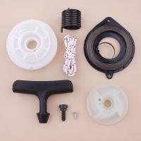 Recoil Starter Pulley Spring Grip Rope Kit For Husqvarna 435 440 445 450 445E 450E Chainsaw