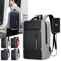 Men USB Charging Waterproof Laptop Backpack Travel Oxford Women Pack Male Business Bag Computer Notebook Backpacks