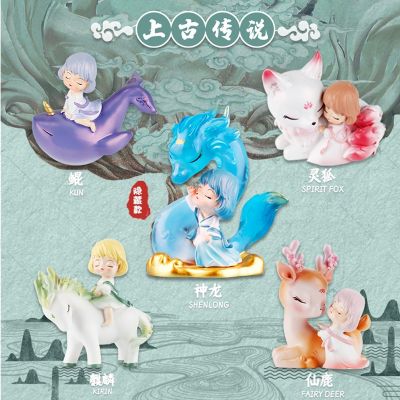 Blind Spot In Ancient Legend Box Hand Do Tide Play Doll Resin Furnishing Articles Students Birthday Gift Wholesale High-Quality Goods Supply