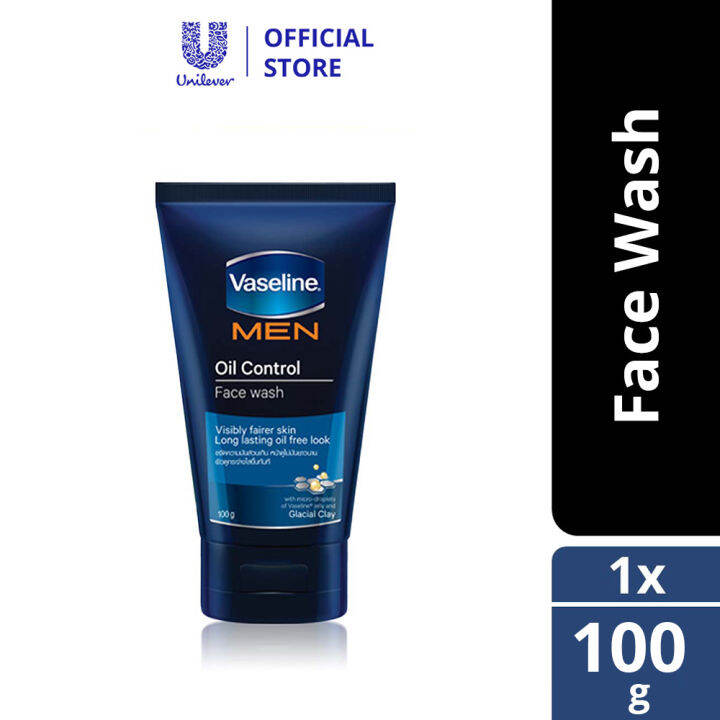 Vaseline Men Oil Control Face Wash, 100g | Lazada Singapore