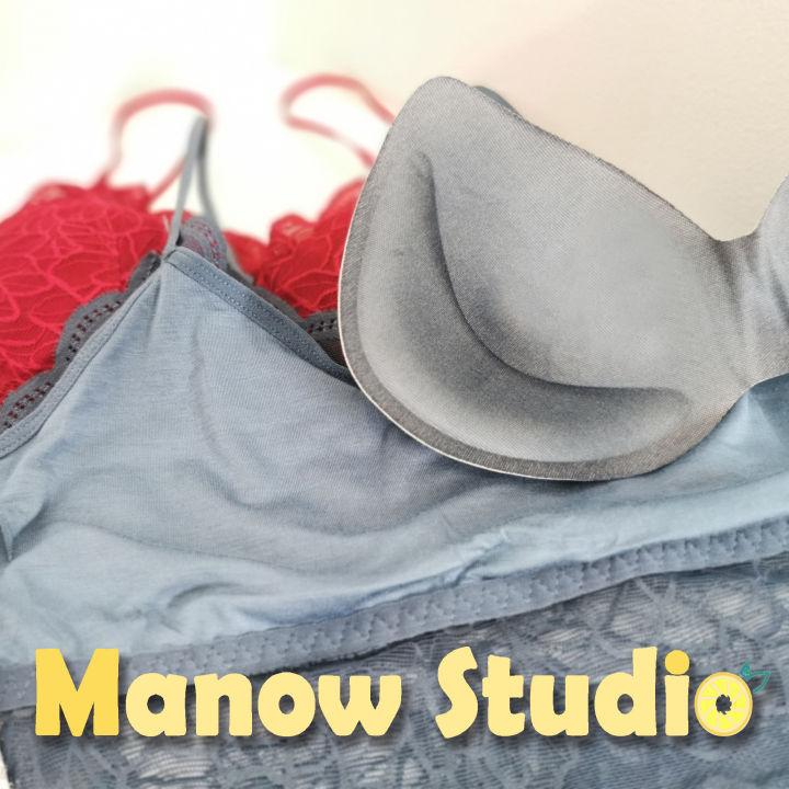 เสื้อชั้นในลูกไม้-เสื้อกล้ามลูกไม้-สายเดี่ยว-บราสายเดี่ยว-6638-manow-studio