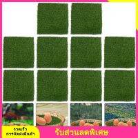 10pcs ไก่ทำรังซ้อนการจำลองหญ้าพรมหญ้าพรมหญ้าพรมพลาสติกสำหรับไก่ Coop Terrarium