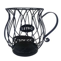 Universal Coffee Capsule Storage Basket Coffee Cup Basket Black for Home Cafe Hotel