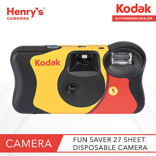 KODAK FUNSAVER 27 SHOTS 35MM DISPOSABLE FILM CAMERA FUN SAVER HENRY'S