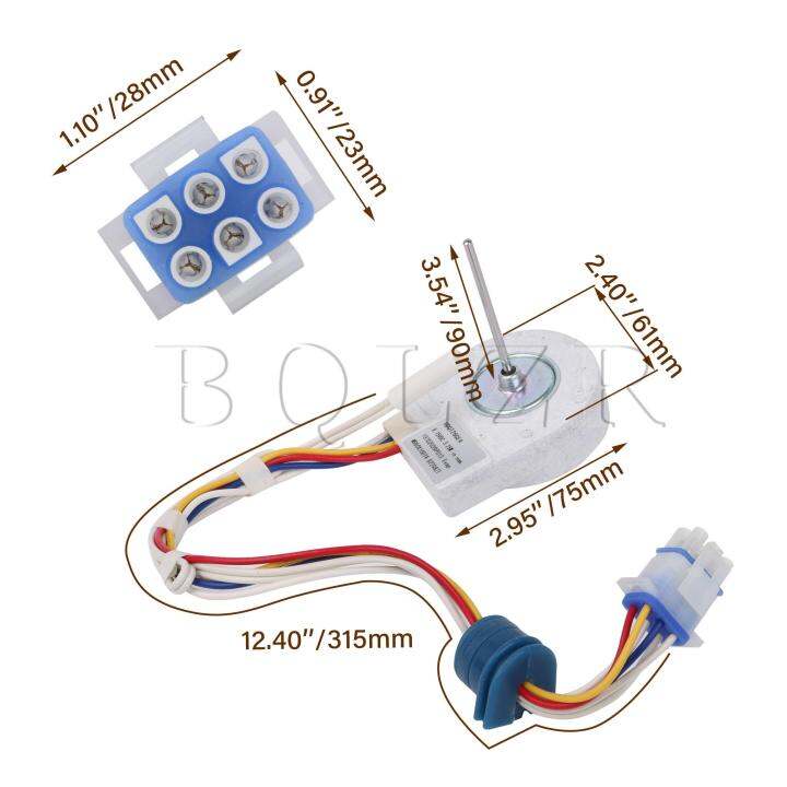 ชุดอะไหล่ซ่อมมอเตอร์พัดลมที่ทำให้กลายเป็นไอ-wr60x10074สำหรับชุด-amana-ไฟฟ้าทั่วไป5ชิ้น