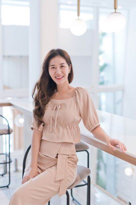 jolie-blouse-เสื้อครอปจั้มอก-แขนตุ๊กตา-mlitbrand