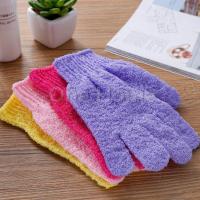 ถุงมืออาบน้ำ ถุงมือขัดผิวอาบน้ำ ขจัดเซลล์ผิวเก่า พร้อมส่ง Glove-style bath towel