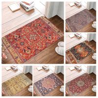 Anti-slip Bath Mat Bathroom Small Rug Shower Mat Home Decor Door Mat Kitchen Bedroom Entrance Room mats Morocco vintage Persia