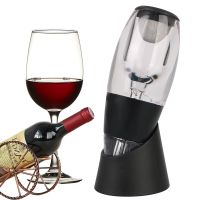 Wine Decanter Pourer With Filter and Base Sobering Aerator Dispenser Bar