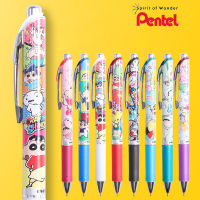 ญี่ปุ่น Pen เจลปากกา BLN75แห้งเร็วกดเจลปากกาน่ารักการ์ตูนนิเมชั่นร่วมหมึกสีดำ0.5มิลลิเมตร