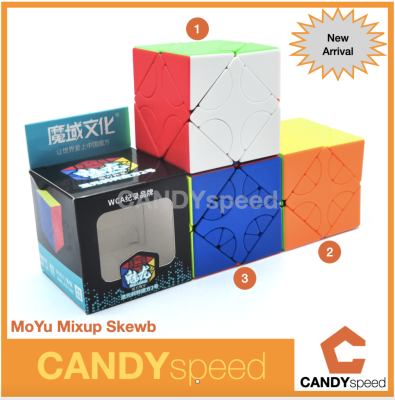 รูบิค MeiLong Mixup Skewb Stickerless | Skewb | By CANDYspeed