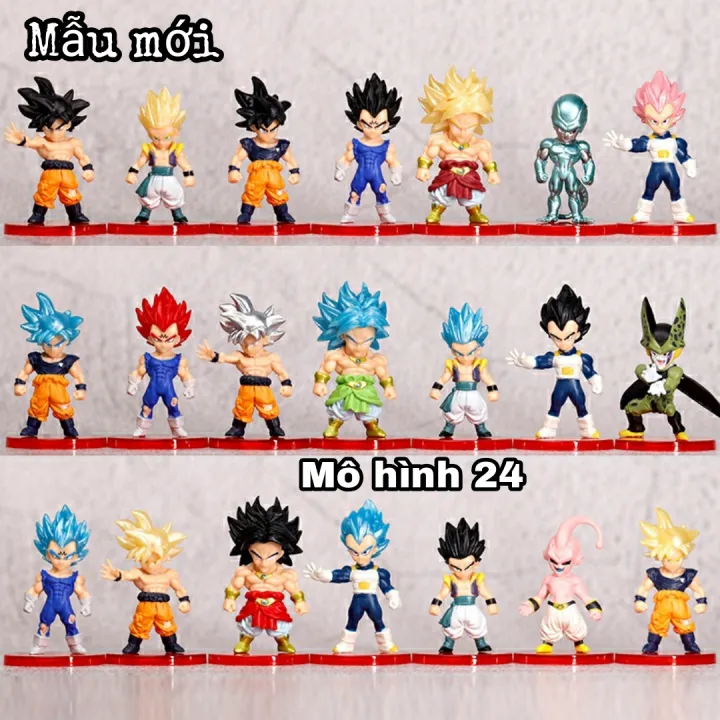 Bạn đã sẵn sàng để bước vào thế giới rực rỡ của Mô hình chibi Dragon Ball chưa? Hãy đắm mình trong vẻ đẹp của những nhân vật chibi Dragon Ball đầy sinh động và sống động trong hình ảnh này.