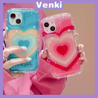 VENKI - iPhone 14 Soft Jelly Airbag Pink Protection Shockproof 13 12 7 X XR