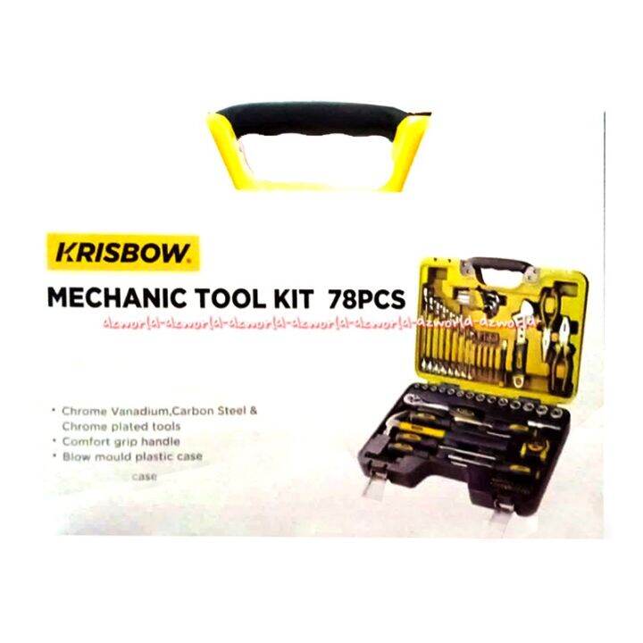 Krisbow Mechanic Tool Kit Pcs Handtool Set Peralatan Mekanik Set Alat