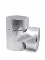 Thickened Aluminum Adhesive Tape Pot Patching Range Hood Water Heater Pipe Binding Sealing Tin Foil High Temperature Resistant Adhesives  Tape