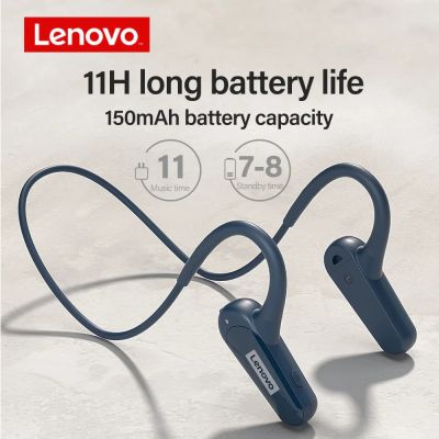 Lenovo XE06 หูฟังไร้สาย BT5.0 หูฟังพร้อมไมโครโฟน หูฟังกันน้ำ แบบสอดหู Painless Hanging Earphone