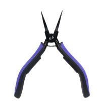 140mm Toothless Flat Nose Pliers CR-V Thin Flat Tongs for PHOTO-ETCHING PARTS Bending Plier Etching Sheet DIY Model Making Tools