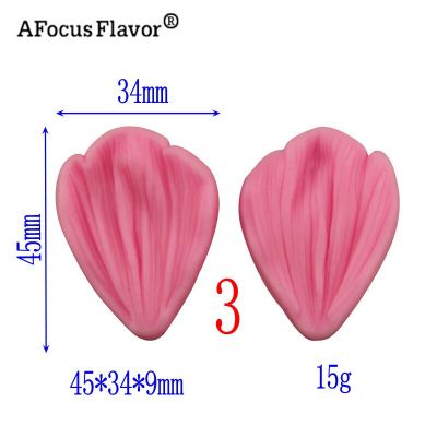 ；【‘； 1 Set DIY Leaves Resin Silicone Cake Decorative Molds Lobular Clip Candy Cake Decorating Tools Kitchen Baking Fondant Stencil