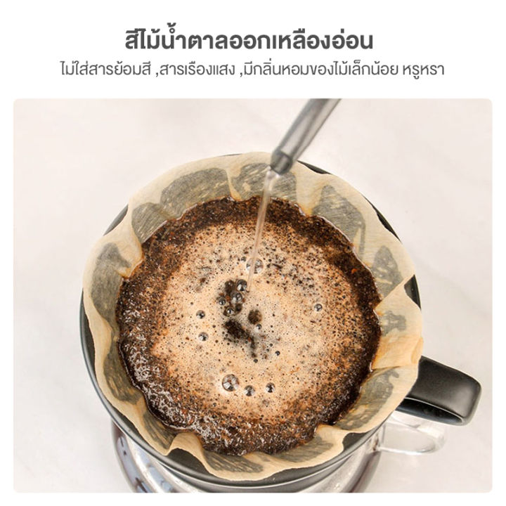 simplus-outlets-กระดาษกรองกาแฟ-จำนวน40แผ่น-1แพ็ค-เกรดดี-ขายดีสุด-ไม่ฟอกขาว-กรองกาแฟ-ดริปกาแฟ-drip-coffee-กระดาษดริป