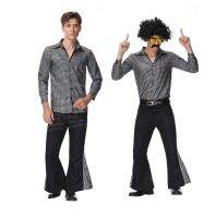 [COD] New mens suit retro 70s and disco hippie dance performance adult male