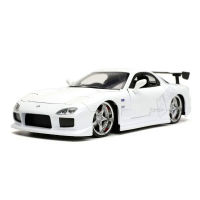 Jada RX-7มาสด้าการจำลองสูงรถ Diecast โลหะหุ่นอัลลอยรถของเล่นสำหรับเด็กของขวัญคอลเลกชัน J214