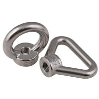 DIN582 M3 M4 M5 M6 M8 M10-M24 304 Stainless Steel Marine Lifting Eye Nut Ring Nut Thread HW108