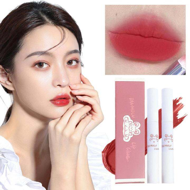 5in1 DANMOLU Liptint Set Long Wear Waterproof Matte Lipstick Lip Velvet ...