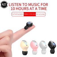 Creative Mini Invisible Bluetooth 5.0 Headphone Micro Wireless Sport Earphone Handsfree Single Headset Microphone For Smartphone Over The Ear Headphon