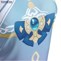 YOYOCOS Nilou Cosplay Costumes Game Genshin Impact Cosplay Blue Bunny Girls Gift Halloween Christmas Costumes Full Clothes