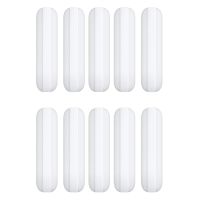 10 Pcs 25mm(1 Inch) PTFE Magnetic Stirrer Mixer Stir Bar,White Color,Laboratory Bar,Stir Plate Bar,7mm25mm Stir Bars