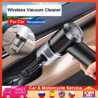 เครื่องดูดฝุ่นในรถยนต์แบบไร้สายมือถือ Dual-Use Vehicle &amp; Household Vacuum Clean 6000Pa Strong Suction Mini Cleaning Tool