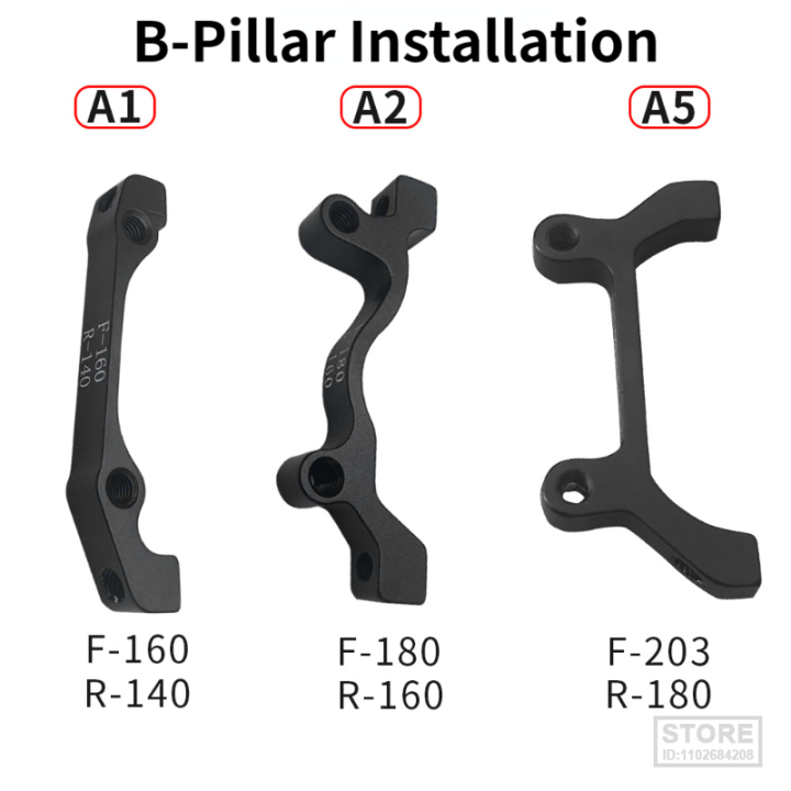 ซูม-mtb-ดิสก์เบรกอะแดปเตอร์160180203มิลลิเมตรโรเตอร์เป็น-pm-ab-ถึง-pm-a-เบายึดโพสต์เมาคาลิปเปอร์แปลง