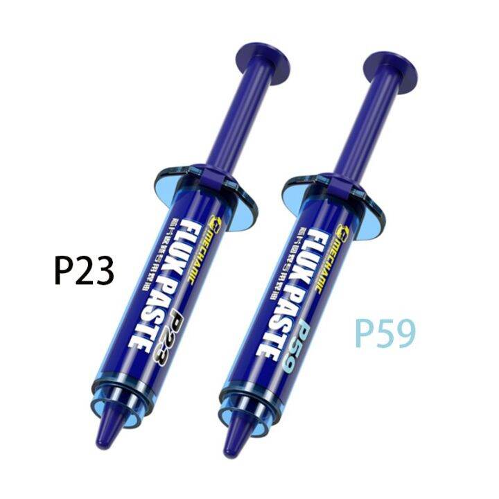 1-2ชิ้น-p23ช่าง-p59บัดกรีฟลักซ์10cc-ไม่มีเข็มฉีดยาที่สะอาดที่ป้ายทากันของเหลวการเชื่อมฟลักซ์สำหรับ-smd-bga-pcb-เครื่องมือซ่อมแซม