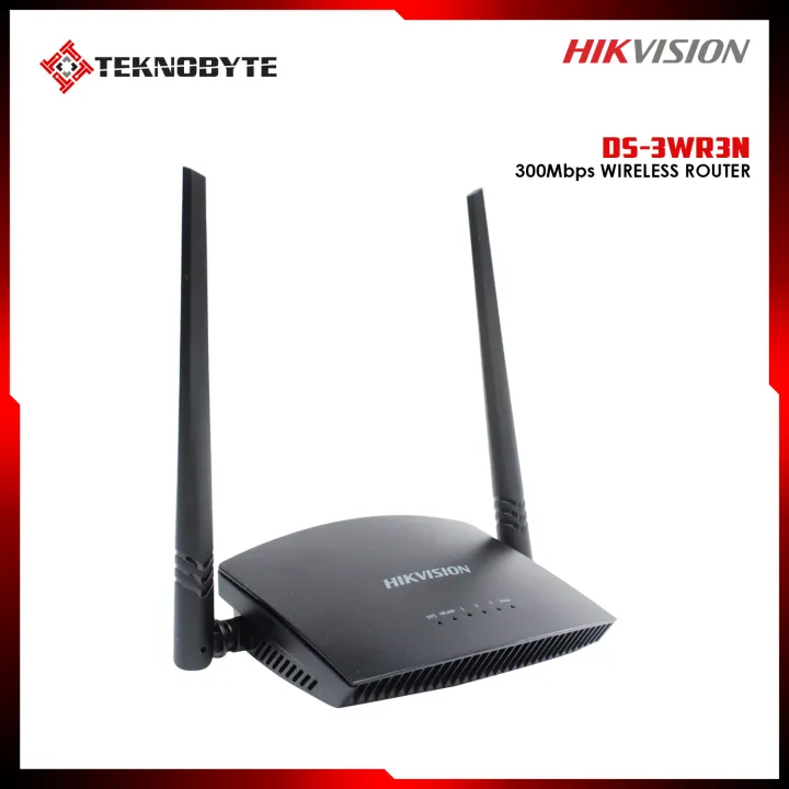 Hikvision DS-3WR3N 11N 300M Wi-Fi 4 Wireless Router | Lazada PH