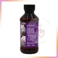 LORANN Cream Cheese Bakery Emulsion 4 Oz. (118 ml)  จำนวน 1 ขวด  กลิ่นผสมขนม วัตถุแต่งกลิ่นสังเคราะห์ สารแต่งกลิ่นอาหาร artificial flavor natural flavor กลิ่นผสมอาหาร