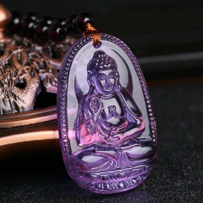 [Buy One Free Six] Natural Genuine Amethyst Zodiac Necklace Pendant Jewelry New Special Offer O9E2