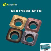 10Pcs SEKT1204 AFTN 1020 1030 CNC เครื่องมือกลึงโลหะคาร์ไบด์เม็ดมีดสําหรับสแตนเลสกัดแทรก SEKT 1204 เครื่องจักรกลซีเอ็นซี