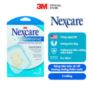 Băng dán bảo vệ vết thương có gạc vô trùng Nexcare 3M 8x10cm hộp 3 miếng