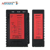 NOYAFA NF-468PF เครื่องทดสอบสายเคเบิลเครือข่าย Poe Tester RJ11 RJ45สายเคเบิลทดสอบความต่อเนื่อง Professional Wire Finder เครื่องมือเครือข่าย