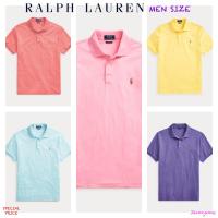 RALPH LAUREN CUSTOM SLIM FIT INTERLOCK POLO ( MEN SIZE )